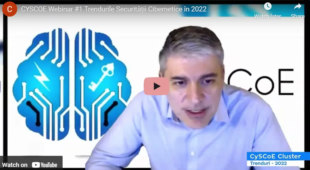 CYSCOE Webinar #1 on cybersecurity trends in 2022