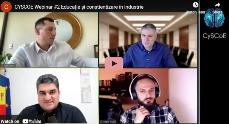 CYSCOE Webinar #2 on industry education and awareness