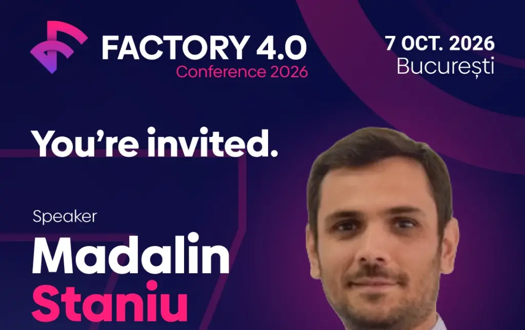 Mădălin Staniu, speaker at FACTORY 4.0 Conference 2026