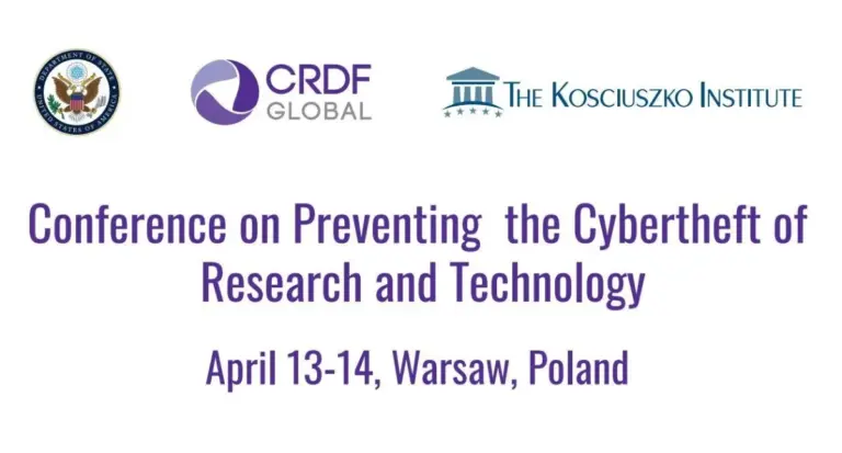 CYSCOE and CRDF Global at the Warsaw conference on preventing research and technology theft, photo 1