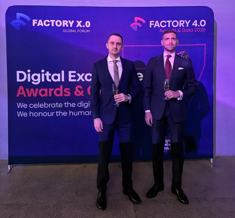 Daniel Leu and Daniel Pitiș at the FACTORY 4.0 Awards and Gala 2026